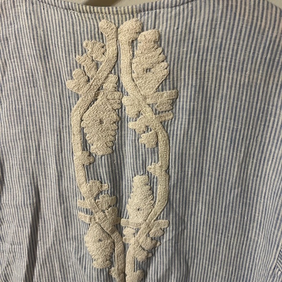 Roller Rabbit for Gorsuch Embroidered Tunic/Maxi Dress/Kurta Women’s Size Medium - Picture 9 of 10